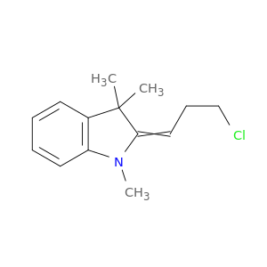 1H-Indole, 2-(3-chloropropylidene)-2,3-dihydro-1,3,3-trimethyl-