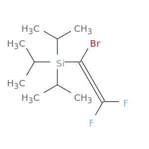 Silane, (1-bromo-3,3-difluoro-1,2-propadienyl)tris(1-methylethyl)-