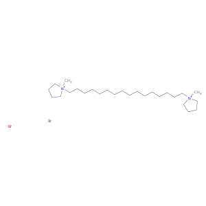 Pyrrolidinium, 1,1'-(1,16-hexadecanediyl)bis[1-methyl-, dibromide
