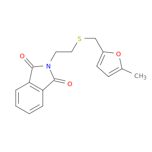 1H-Isoindole-1,3(2H)-dione, 2-[2-[[(5-methyl-2-furanyl)methyl]thio]ethyl]-