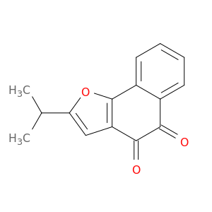 Naphtho[1,2-b]furan-4,5-dione, 2-(1-methylethyl)-