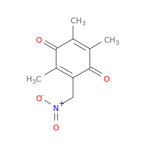 2,5-Cyclohexadiene-1,4-dione, 2,3,5-trimethyl-6-(nitromethyl)-