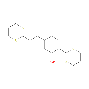 Cyclohexanol, 2-(1,3-dithian-2-yl)-5-[2-(1,3-dithian-2-yl)ethyl]-