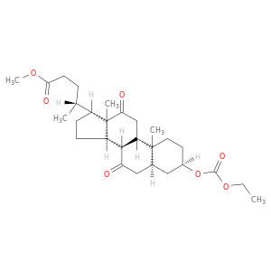 Cholan-24-OIC酸,3-[(乙氧基羰基)氧]-7,12-二氧基,甲酯,(3α,5β)-