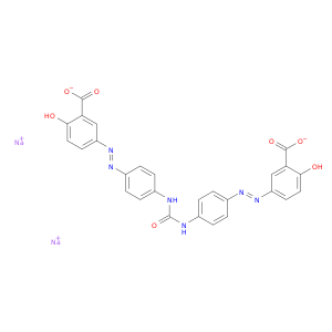 苯甲酸,3,3'-[羰基比斯(亚氨基-4,1-苯基-2,1-二张二硫基)]双[6-羟基-,钠盐(1：2)