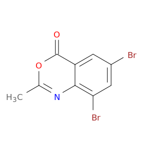 4H-3,1-Benzoxazin-4-one, 6,8-dibromo-2-methyl-
