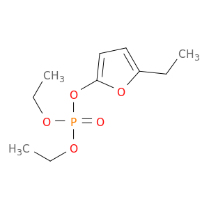 Phosphoric acid, diethyl 5-ethyl-2-furanyl ester