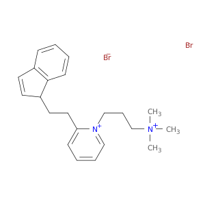 2-[2-(1h-inden-1-yl)ethyl]-1-[3-(trimethylammonio)propyl]pyridinium dibromide