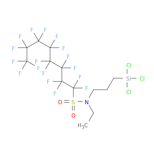 N-乙基-1,1,2,2,3,3,4,4,5,5,6,6,7,7,8,8,8-庚二氟-N-[3-(三氯硅烷基)丙基]-1-辛烷磺酰胺