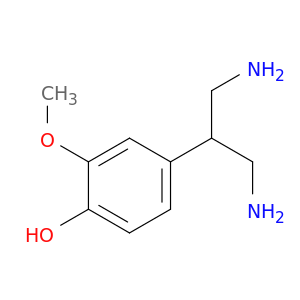 Phenol, 4-[2-amino-1-(aminomethyl)ethyl]-2-methoxy-