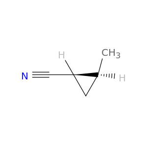 Cyclopropanecarbonitrile, 2-methyl-, cis-