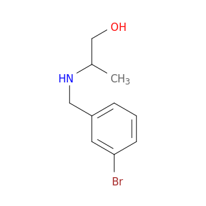 2-{[(3-Bromophenyl)methyl]amino}propan-1-ol