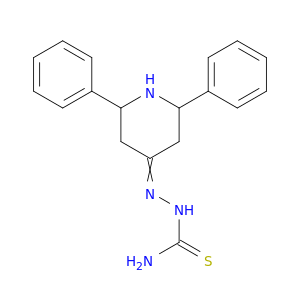 Hydrazinecarbothioamide, 2-(2,6-diphenyl-4-piperidinylidene)-