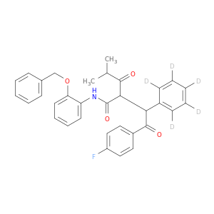 4-氟-ALPHA-(2-甲基-1-氧代丙基)-GAMMA-氧代-BETA-(苯基-2,3,4,5,6-D<SUB>5</SUB>)-N-[2-(苯基甲氧基)苯基]苯丁酰胺
