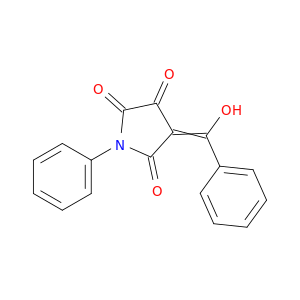 2,3,5-Pyrrolidinetrione, 4-(hydroxyphenylmethylene)-1-phenyl-