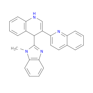 2,3'-Biquinoline, 1',4'-dihydro-4'-(1-methyl-1H-benzimidazol-2-yl)-