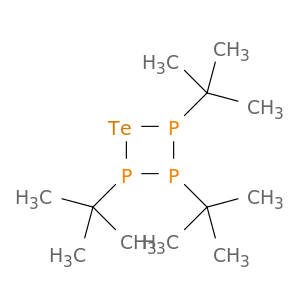 Telluratriphosphetane, tris(1,1-dimethylethyl)-