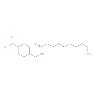 Cyclohexanecarboxylic acid, 4-[[(1-oxodecyl)amino]methyl]-