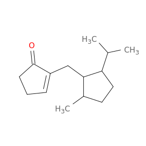 2-Cyclopenten-1-one, 2-[[2-methyl-5-(1-methylethyl)cyclopentyl]methyl]-