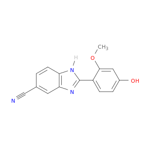 1H-Benzimidazole-5-carbonitrile, 2-(4-hydroxy-2-methoxyphenyl)-