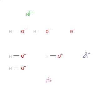Cobalt nickel zinc hydroxide