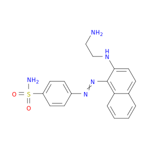 Benzenesulfonamide, 4-[[[(2-aminoethyl)amino]naphthalenyl]azo]-