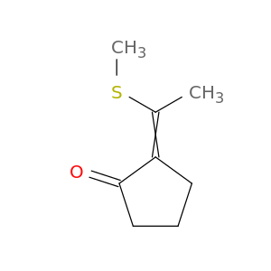Cyclopentanone, 2-[1-(methylthio)ethylidene]-