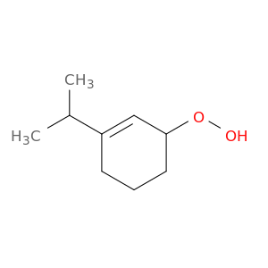 Hydroperoxide, 3-(1-methylethyl)-2-cyclohexen-1-yl (9CI)