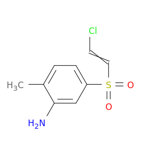 Benzenamine, 5-[(2-chloroethenyl)sulfonyl]-2-methyl-