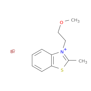 Benzothiazolium, 3-(2-methoxyethyl)-2-methyl-, bromide