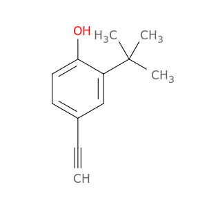 Phenol, 2-(1,1-dimethylethyl)-4-ethynyl-
