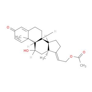 PREGNA-1,4,17(20)-TRIEN-3-ON,21-(乙酰氧基)-11-羟基-(11β,17Z)-