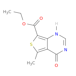 ETHYL 7-METHYL-5-OXO-8-THIA-2,4-DIAZABICYCLO[4.3.0]NONA-3,6,9-TRIENE-9-CARBOXYLATE
