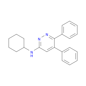 3-Pyridazinamine, N-cyclohexyl-5,6-diphenyl-
