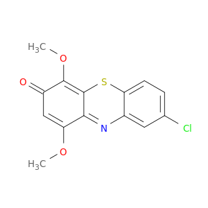 3H-Phenothiazin-3-one, 8-chloro-1,4-dimethoxy-