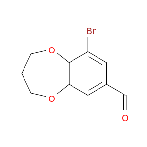 9-Bromo-3,4-dihydro-2H-1,5-benzodioxepine-7-carbaldehyde