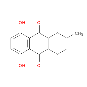 9,10-Anthracenedione, 1,4,4a,9a-tetrahydro-5,8-dihydroxy-2-methyl-