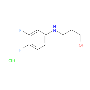 3-[(3,4-Difluorophenyl)amino]propan-1-ol hydrochloride