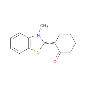Cyclohexanone, 2-(3-methyl-2(3H)-benzothiazolylidene)-