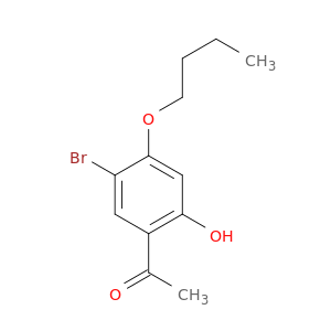 Ethanone, 1-(5-bromo-4-butoxy-2-hydroxyphenyl)-