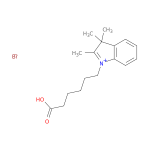 6-(2,3,3-三甲基吲哚-1-鎓-1-基)己酸溴化物