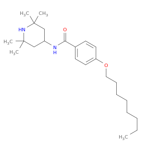 Benzamide, 4-(octyloxy)-N-(2,2,6,6-tetramethyl-4-piperidinyl)-