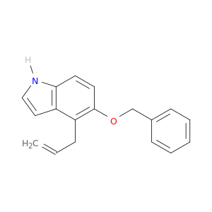 1H-Indole, 5-(phenylmethoxy)-4-(2-propenyl)-
