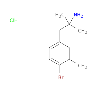 1-(4-Bromo-3-methylphenyl)-2-methylpropan-2-amine hydrochloride