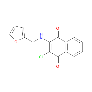 1,4-Naphthalenedione,2-chloro-3-[(2-furanylmethyl)amino]-