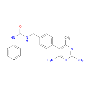 1-[4-(2,4-diamino-6-methylpyrimidin-5-yl)benzyl]-3-phenylurea
