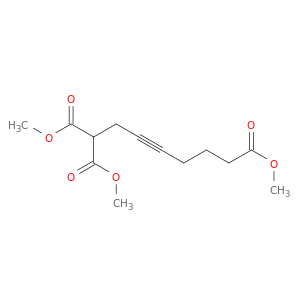 3-Heptyne-1,1,7-tricarboxylic acid, trimethyl ester