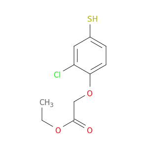 Acetic acid, (2-chloro-4-mercaptophenoxy)-, ethyl ester