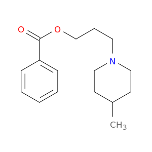 1-Piperidinepropanol,4-methyl-, 1-benzoate, hydrochloride (1:1)