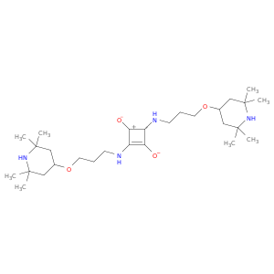Cyclobutenediylium,1,3-dihydroxy-2,4-bis[[3-[(2,2,6,6-tetramethyl-4-piperidinyl)oxy]propyl]amino]-,bis(inner salt) (9CI)